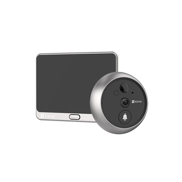 Vizor electronic cu sonerie EZVIZ CS-DP2-2K, 3 MP, 2 mm, WiFi, 2,4 GHz, acumulator 4600mAh, IR 5 m, microfon si difuzor, PIR, aplicatie mobila, slot card Vizor electronic cu sonerie EZVIZ CS-DP2-2K, 3 MP, 2 mm, WiFi, 2,4 GHz, acumulator 4600mAh, IR 5 m, microfon si difuzor, PIR, aplicatie mobila, slot card